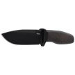 Nóż LionSteel Acha Green Burlap Micarta, Black Stonewashed M390 by Molletta (AH B BLG)