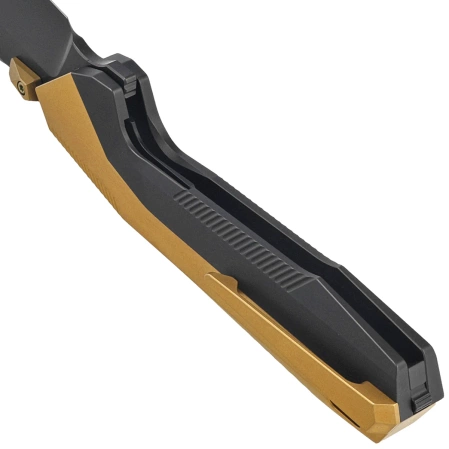 Remette RT-WK1-G Disassemble Knife Golden/Black DLC Titanium, DLC M390