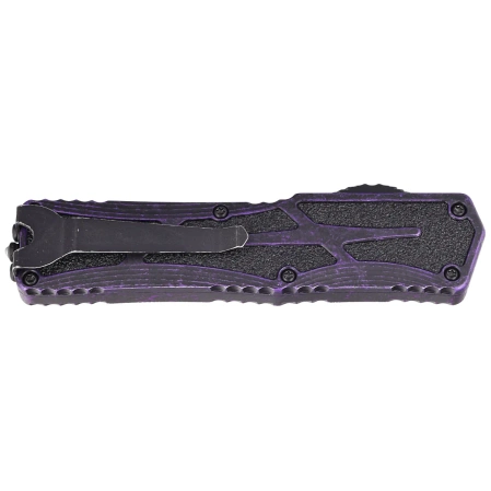 Heretic Knife Colossus SE Breakthrough Purple Aluminum, Two Tone Black Battleworn MagnaCut by Tony Marfione Jr.