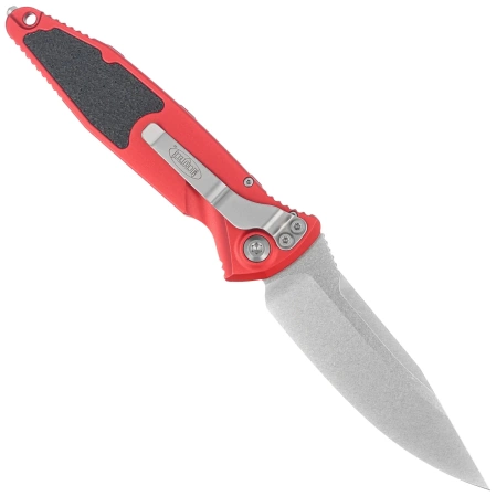 Microtech Socom Elite Auto S/E Automatic Knife Red Aluminum, Stonewashed M390 by Tony Marfione (160A-10RD)