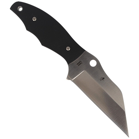 Spyderco Ronin 2 G-10 Black PlainEdge Knife (FB09GP2)