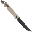 Nóż składany Kubey Knife Pylades Tan G10, Blackwash AUS-10 (KU253C)