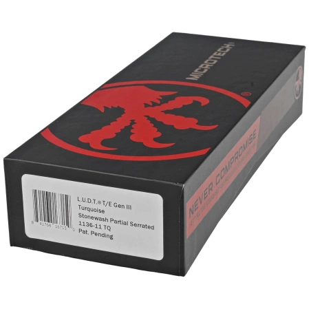 Nóż automatyczny Microtech LUDT Gen III T/E Turquoise Aluminium, Stonewashed P/S M390MK by Tony Marfione (1136-11TQ)