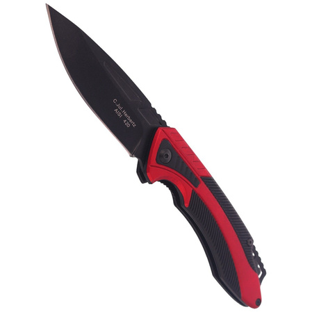 Herbertz Solingen Black / Red Aluminium, Black Blade (576812)