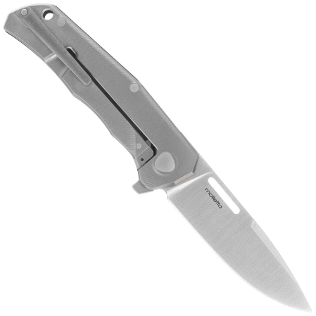 Nóż składany LionSteel Q4ttro Black G10/Titanium, Satin MagnaCut by Molletta (Q4 GBK)