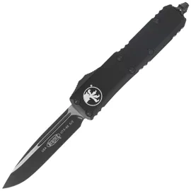 Microtech UTX-85 S/E OTF Knife Black Aluminum, Tactical M390 (231-1T)