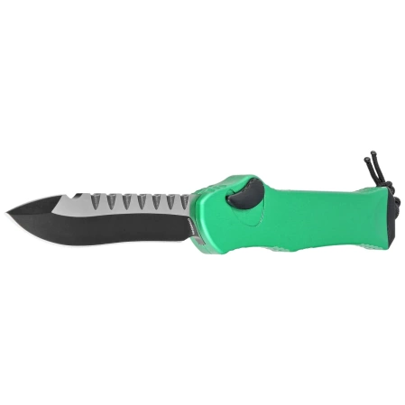 Heretic Knife Hydra R/E Toxic Green Aluminum, Black DLC/Satin MagnaCut by Tony Marfione Jr.