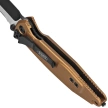 Microtech Socom Elite T/E-M Knife Tan Aluminum, Black M390MK by Tony Marfione (161-1TA)