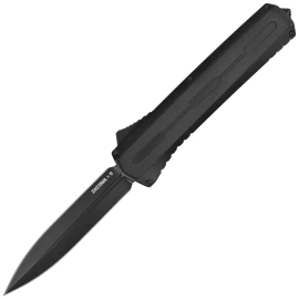 Nóż automatyczny OTF Tekto A7 Zastava D/E Black Aluminium/Tactical Black, Black CPM S35VN