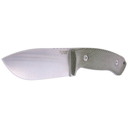 Nóż LionSteel M3 Green Canvas Micarta, Satin Niolox by Michele Pensato (M3 CVG)