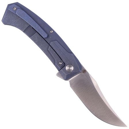 Nóż składany WE Knife Shuddan Blue Titanium, Satin Finish CPM 20CV by Rafal Brzeski (WE21015-2)