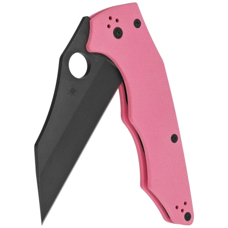 Nóż składany Spyderco Yojumbo Sprint Run Pink G10, Black DLC CPM S30V by Michael Janich (C253GPNBK)