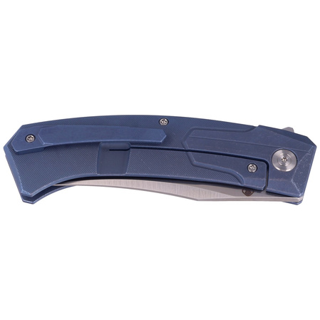 Nóż składany WE Knife Shuddan Blue Titanium, Satin Finish CPM 20CV by Rafal Brzeski (WE21015-2)