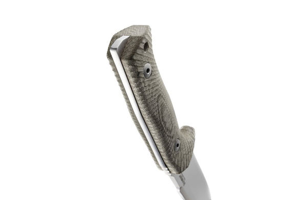 Nóż LionSteel Tactical Green Canvas Micarta, Satin Niolox by Molletta (T5 CVG)