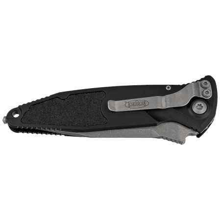 Microtech Socom Elite Auto S/E Automatic Knife Black Aluminum, Apocalyptic P/S M390 by Tony Marfione (160A-11AP)