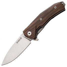 LionSteel KUR Santos Wood, Stonewashed Sleipner by Molletta (KUR ST)