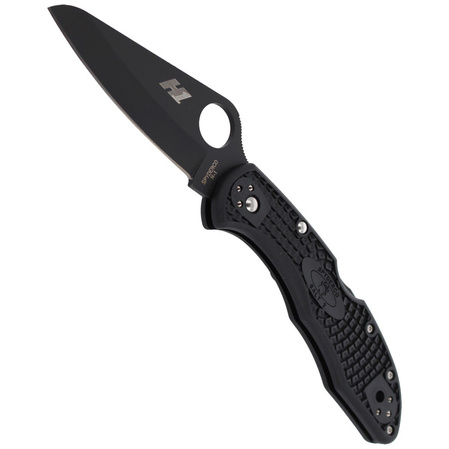 Nóż składany Spyderco Salt 2 FRN Black, Black Blade Plain H2 (C88PBBK2)