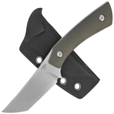 Nóż Bestech Step Green G10, Stonewashed D2 by Denis Simonutti (BFK06B)