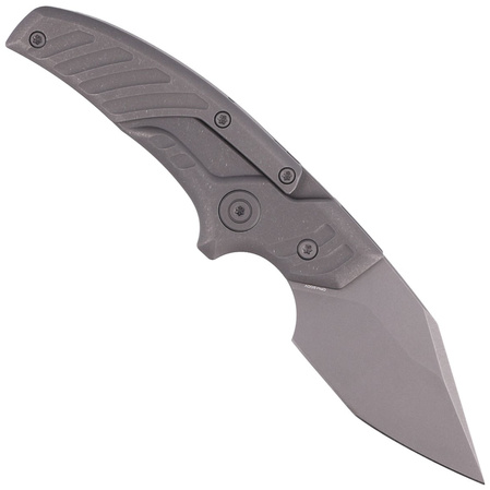 WE Knife Typhoeus Gray Titanium, Gray Stonewashed CPM 20CV (WE21036B-2)