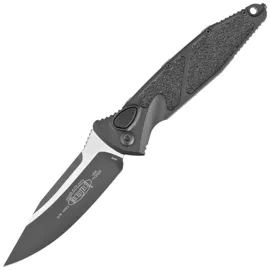 Microtech Socom Elite Auto S/E Automatic Knife Black Aluminum, Tactical M390 by Tony Marfione (160A-1T)