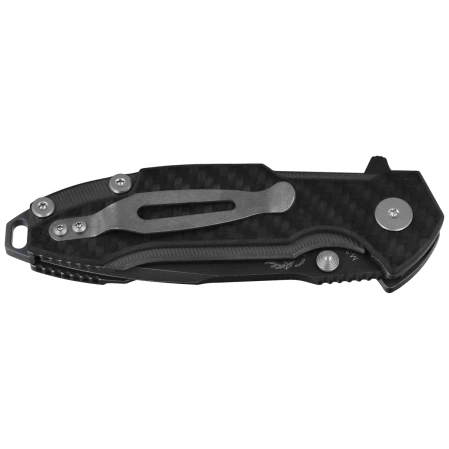 Viper Storm Knife Carbon Fiber, Dark Stonewashed M390 by Rick Hinderer (V5954DFC)