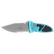 Microtech Socom Elite Auto S/E Automatic Knife Turquoise Aluminum, Stonewashed P/S M390 by Tony Marfione (160A-11TQ)