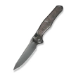 WeKnife 702XI LE No 145/150 Gray Integral Titanium/Copper Foil Carbon Fiber, Polished Gray M390 (WE07B-3)