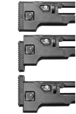 Reximex Throne Gen 2 FDE Carbon 4.5mm PCP Air Rifle with Regulator and Sound Moderator