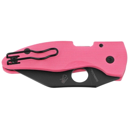 Nóż składany Spyderco MicroJimbo Sprint Run Pink G10, Black DLC CPM S30V by Michael Janich (C264GPNBKP)