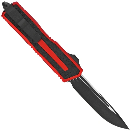 Microtech Scarab II Gen III S/E OTF Knife Red Aluminum, Black M390MK by Tony Marfione (1278-1RD)