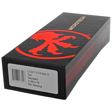 Microtech LUDT Gen III T/E Automatic Knife Tan Aluminum, Black M390MK by Tony Marfione (1136-1TA)