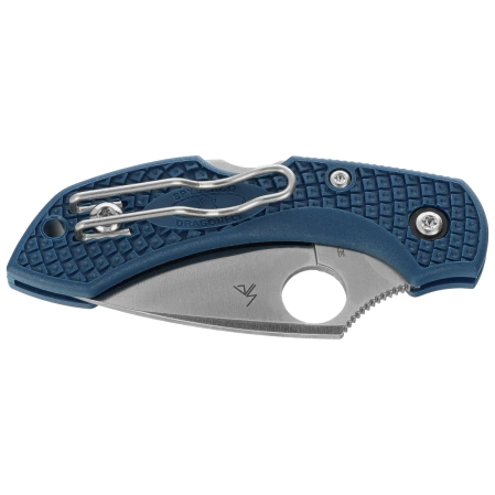 Nóż składany Spyderco Dragonfly 2 Cobalt Blue FRN, Satin CPM SPY27 by Sal Glesser (C28PCBL2)