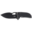 Kubey Knife RDF Black G10, Blackwash AUS-10 by HYDRA Design (KU316A)