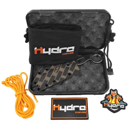 Hydra Neck Knife Buzzard White Hawk, Satin 1.4116 (01SBL)