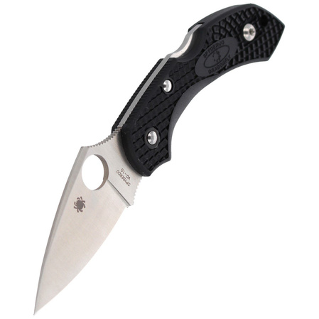 Spyderco DragonFly 2 Lightweight Black PlainEdge Knife (C28PBK2)