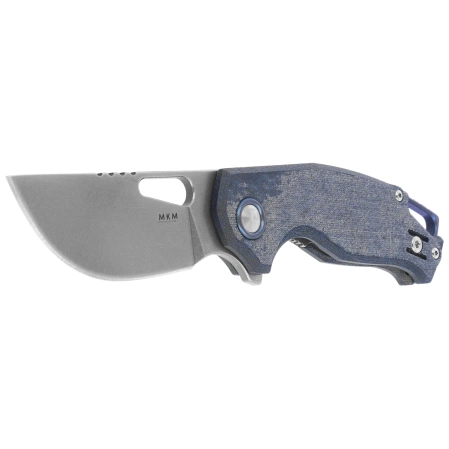 Nóż składany MKM Vincent Denim Canvas Micarta, Stonewashed MagnaCut by Jesper Voxnaesi (MK VCM-DC)