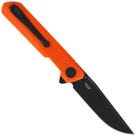 Nóż składany Bestechman Mini Dundee DD Orange G10, Black PVD D2 by Ostap Hel (BMK08C)