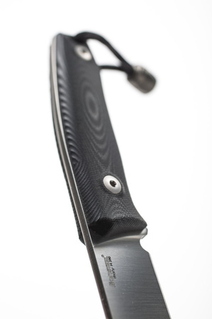 Nóż LionSteel Bushcraft G10 Black, Satin Blade (M1 GBK)