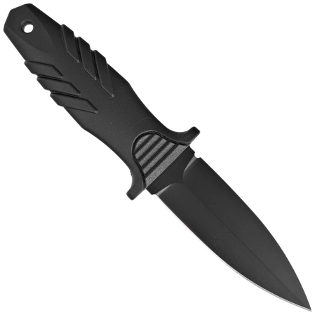 Nóż Fox FKMD Tactical Elementum Dagger S/E Black PP/TPE, Black Idroglider N690Co (FX-647)