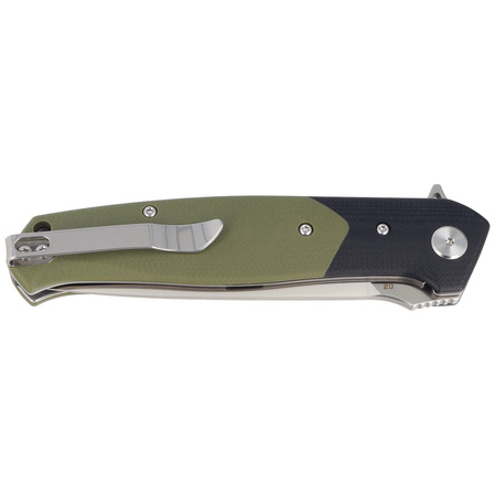 Bestech Knife Swordfish Black / Green G10, Satin D2 (BG03A)