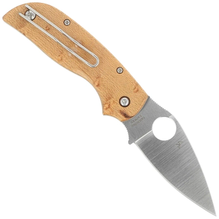 Spyderco Chaparral Slipit Knife Birdseye Maple, Satin CTS XHP by Sal Glesser (C152NLWDP)