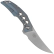 Reate Velocity Blue/Bronze Titanium Knife, Belt Satin Elmax by Tashi Bharucha