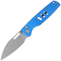 Bestechman Vector Knife Blue Aluminum, Bead Blasting D2 (BMK15D)