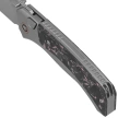 Remette RT-Steed Knife Gray Titanium/Black-Pink Carbon Fiber, Pearlescent M390 (RTWS-TP)