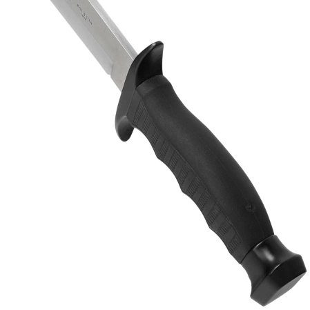 Muela 95-181 Black Rubber Knife, Satin 420H