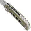 Reate PL-XF-3 Knife Green Micarta/Black G10 Inlay, Stonewashed Nitro-V