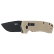 Tekto A3 Delta Mini D/P Automatic Knife Desert G10, Black D2