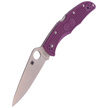 Nóż składany Spyderco Endura 4 FRN Purple Flat Ground Plain (C10FPPR)