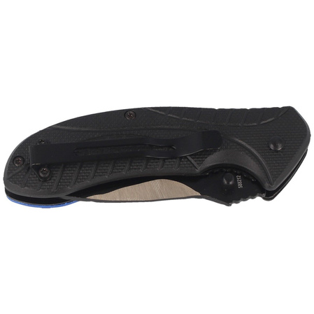 Nóż składany Herbertz Solingen Hit Blue/Black Aluminium/Plastic, Satin/Forged (588212)