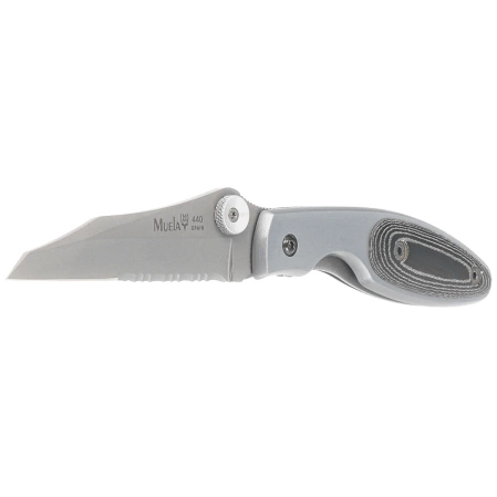 Nóż składany Muela KSC-7M Gray Aluminium/Black Micarta, Satin 440C